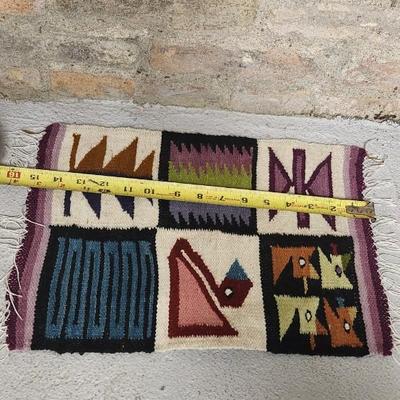 Sale Photo Thumbnail #579: Toluna cat, small woven "rug" a gorgeous blown finger bowl and some littles