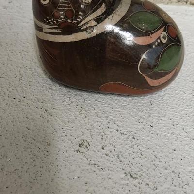 Sale Photo Thumbnail #581: Toluna cat, small woven "rug" a gorgeous blown finger bowl and some littles