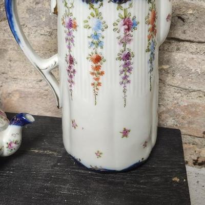 Sale Photo Thumbnail #590: Three pieces of Candlewick and two really great old pots