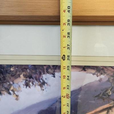 Sale Photo Thumbnail #600: Big pretty Tuscan looking print in gold frame