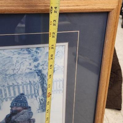 Sale Photo Thumbnail #610: Look at that cat's face!! Lol oak framed print