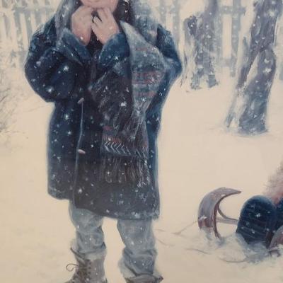 Sale Photo Thumbnail #614: Look at that cat's face!! Lol oak framed print