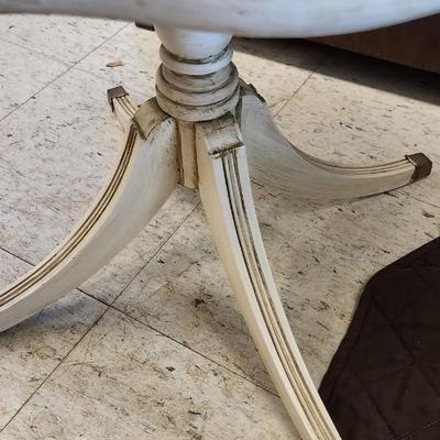 Sale Photo Thumbnail #617: Sweet 3 tiered pie edged table.