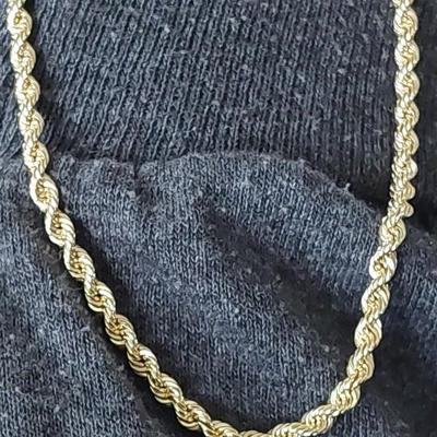 14kt Gold Filled Rope Necklace