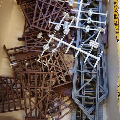 Sale Photo Thumbnail #622: I know very little about trains but this has a Tycoscene in box an over and under set, 4 cars, one engine and a bunch of tracks.