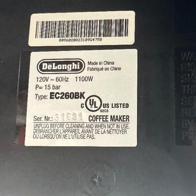 De'Longhi Stilosa EC260.BK Manual Espresso Machine - Like New