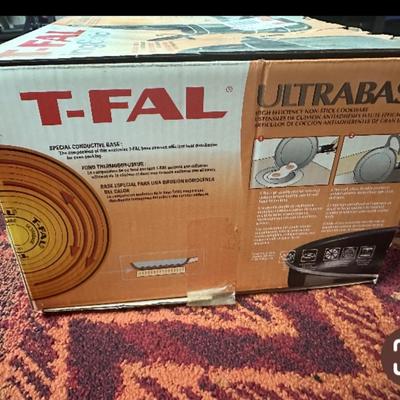 Vintage T-fal Ultrabase Non-Stick Cookware Set - Original Box, Excellent Unused Condition