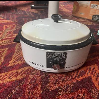 Nesco 6 Qt. Roaster Oven (Model 4816-14, Ivory/White) - Slightly Used, Excellent Condition, Fully Functional
