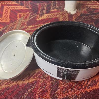 Nesco 6 Qt. Roaster Oven (Model 4816-14, Ivory/White) - Slightly Used, Excellent Condition, Fully Functional