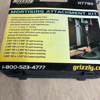 Grizzly mortising attachment kit h7789 for use on drill press $80.00
