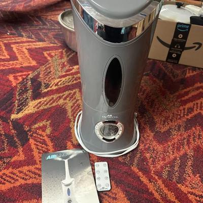 Air Innovations Clean Mist Smart Ultrasonic Cool Mist Humidifier (Model MH-701BA or similar, Platinum/Gray color) with Remote Control and...