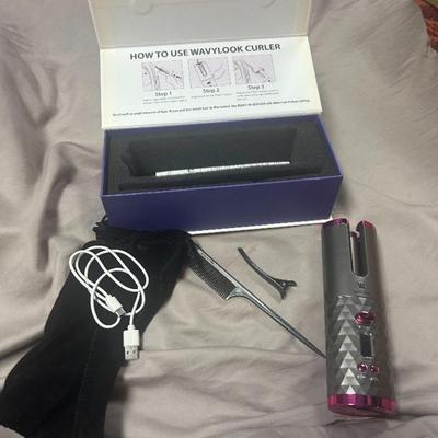 WavyLook (WL) Cordless Automatic Hair Curler (New in Original Retail Box)