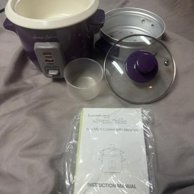 Lorena Garcia Lorena Bella Mini Multi Cooker with Steamer (Purple Color Variant, Barely Used)