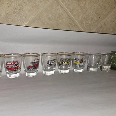 Shot glass lot