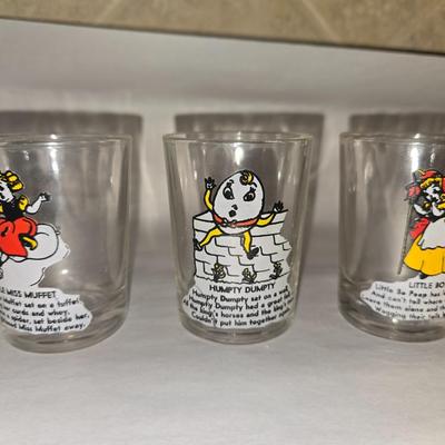 Nursery rhyme glasses