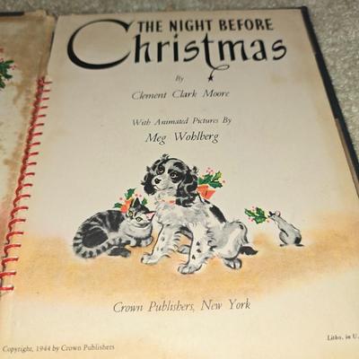 1944 edition night before christmas popup book