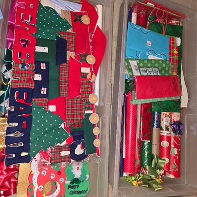 Wrapping supplies and decor