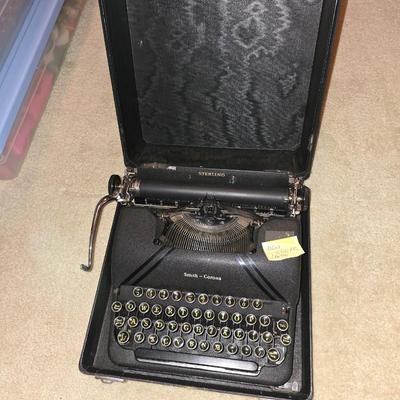 Vintage typewriter