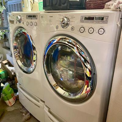 Sale Photo Thumbnail #145: Front loader washer and dryer LIKE NEW ! TROMM LG SERIES  AWESOME CLIENT OAID $3,000 for set with drawers 
