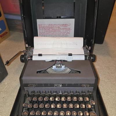 Vintage typewriter