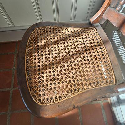 Cane, Rush & Split Oak Seat Wooden Chairs (O-JS)