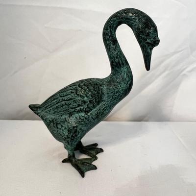 Pair of Bronze Geese Statues (DR-RG)