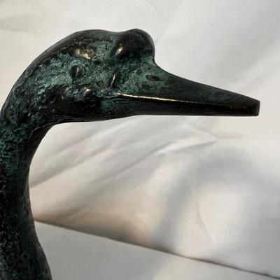 Pair of Bronze Geese Statues (DR-RG)