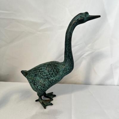 Pair of Bronze Geese Statues (DR-RG)