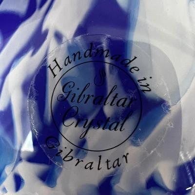 Gibraltar Crystal Small Art Glass Pitcher (DR-RG)