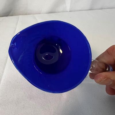 Gibraltar Crystal Small Art Glass Pitcher (DR-RG)