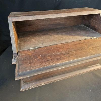 Pair of Vintage Wooden Boxes (O-JS)