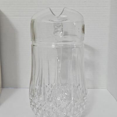 NIB Vintage Cristal d'Arques-Durand Longchamp 24% Lead Crystal Pitcher France