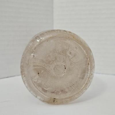 VTG Whiting's Milk Co. Clear Glass Half-Pint Bottle Red ACL