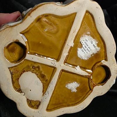 Vintage Ceramic Snowmen Candleholder – Whimsical Winter Decor