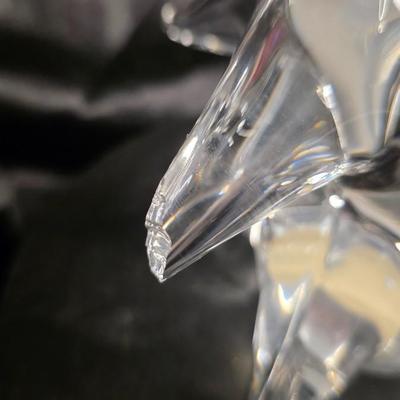 Vintage 1976 Sigma Taste Setter Full Lead Crystal Christmas Tree | 10+ Inch Hand-Cut Faceted Branches | One Tiny Tip Chip (Shown) |...