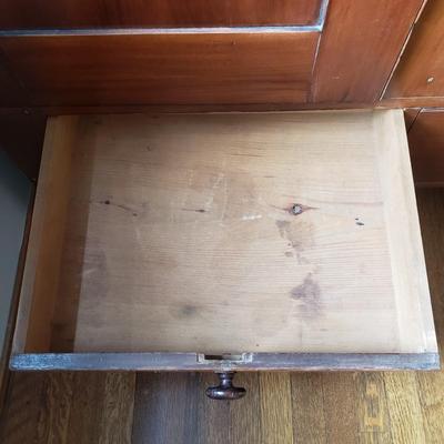 Tall Wooden Wardrobe (LR-KD)