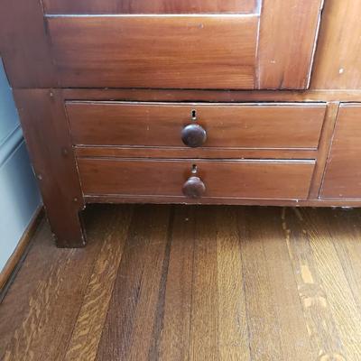 Tall Wooden Wardrobe (LR-KD)