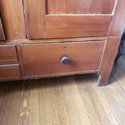 Tall Wooden Wardrobe (LR-KD)