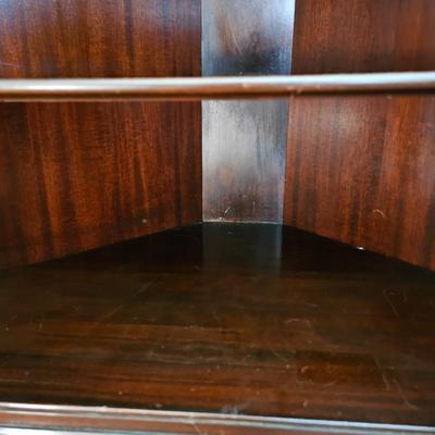 Brandt Mahogany Corner Cabinet (O-JS)
