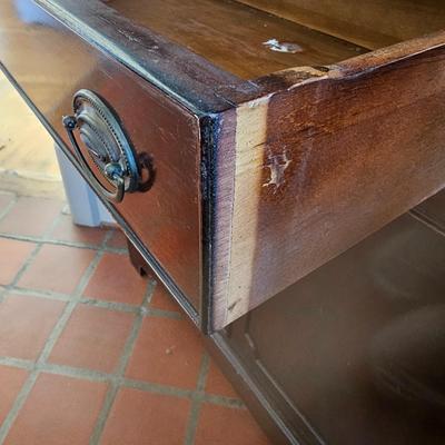 Brandt Mahogany Corner Cabinet (O-JS)