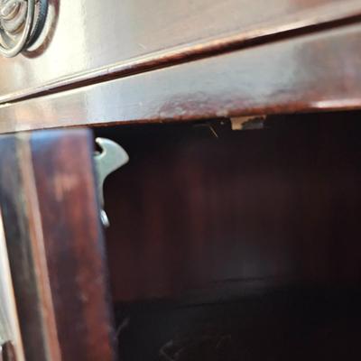 Brandt Mahogany Corner Cabinet (O-JS)