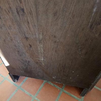 Brandt Mahogany Corner Cabinet (O-JS)