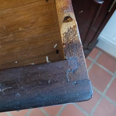 Brandt Mahogany Corner Cabinet (O-JS)