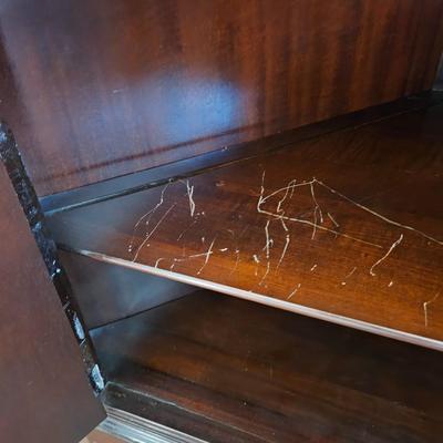 Brandt Mahogany Corner Cabinet (O-JS)