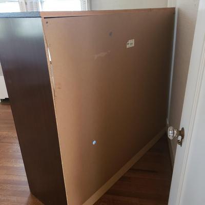 Dark Wooden Entertainment Center (D-KD)