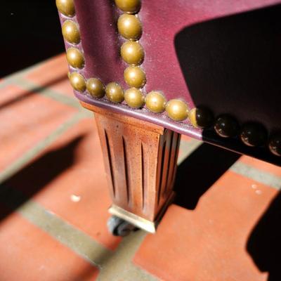 Two Hancock & Moore Leather Arm Chairs (O-JS)