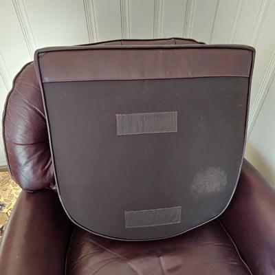 Two Hancock & Moore Leather Arm Chairs (O-JS)