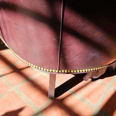 Two Hancock & Moore Leather Arm Chairs (O-JS)