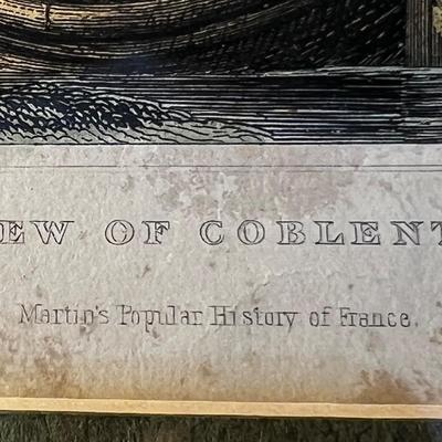 Two Etching Prints - ‘View of Coblentz’ & ‘The Chapel of Vincennes’ (DR-RG)