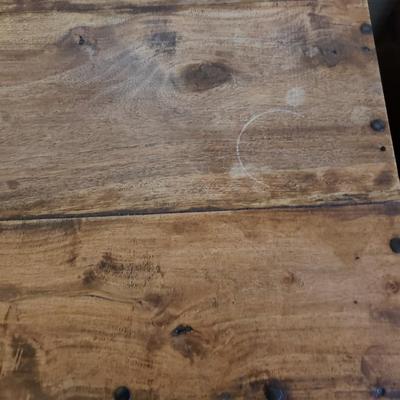 Pair of Cubed Wooden Trunks/Tables (D-KD)